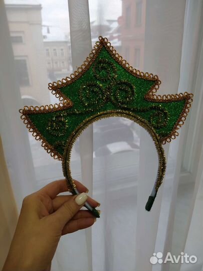 Ободок елочка