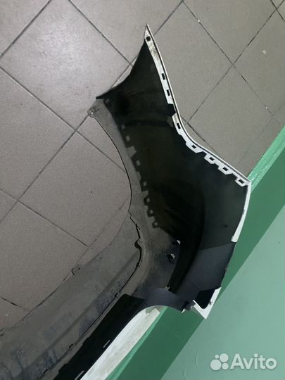 Бампер задний kia cerato 2011 белый