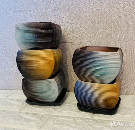 Кашпо для цветов.Керамика