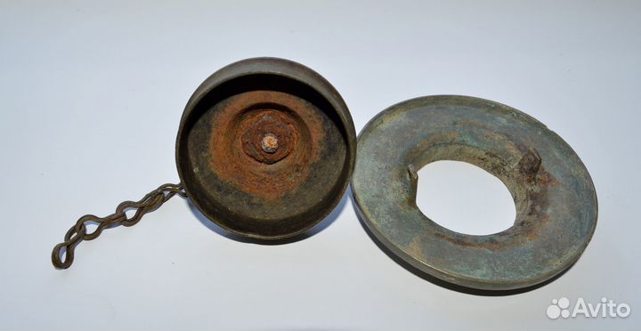 Старинная печная вьюшка. Крышка, накладка Не компл