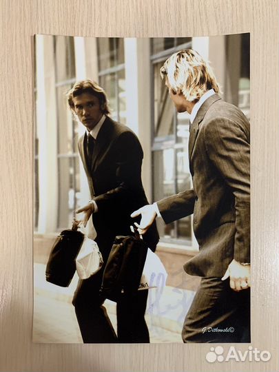 Фотография с автографом Андрея Шевченко