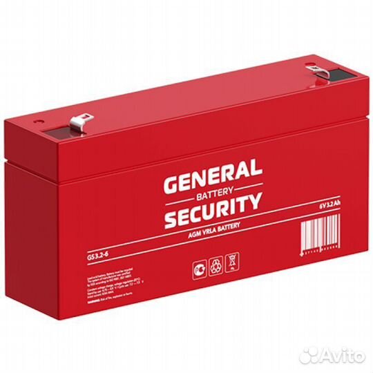 Аккумулятор General Security GS 3.2-6 оптом