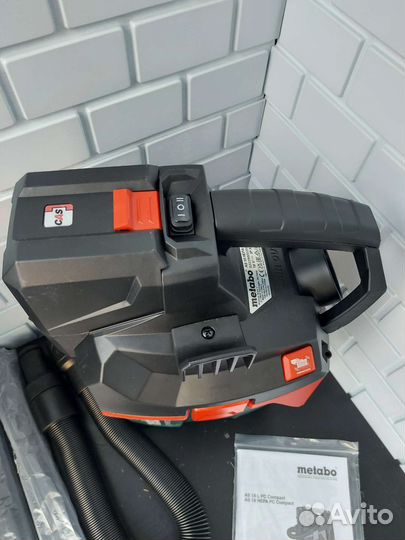 Строительный пылесос Metabo as 18 hepa pc compac