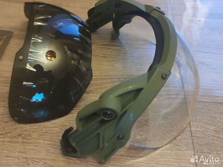 Визор забрало тактический на баллистический шлем