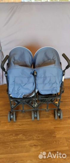 Прогулочная коляска трость для двойни