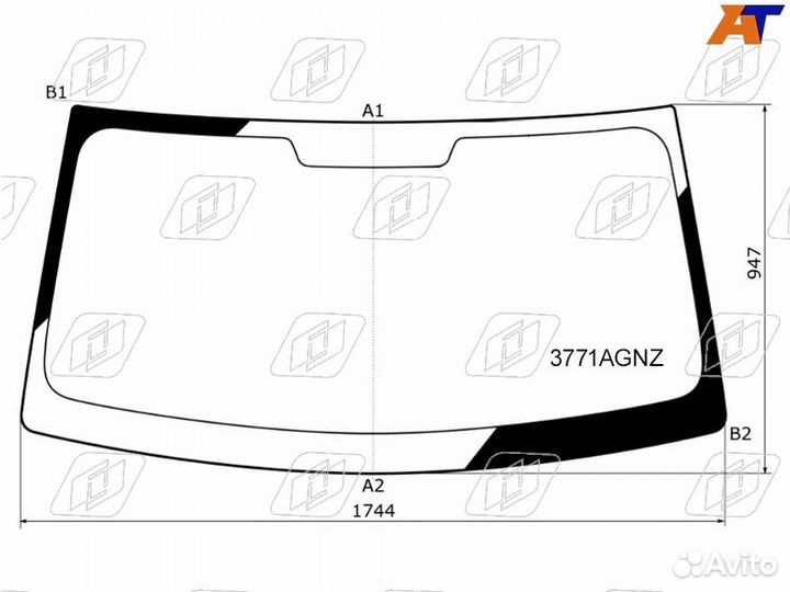 Лобовое стекло на Iveko Daili 2015г