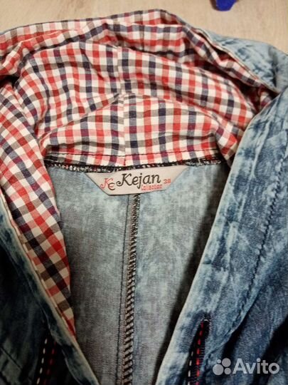 Джинсовое платье