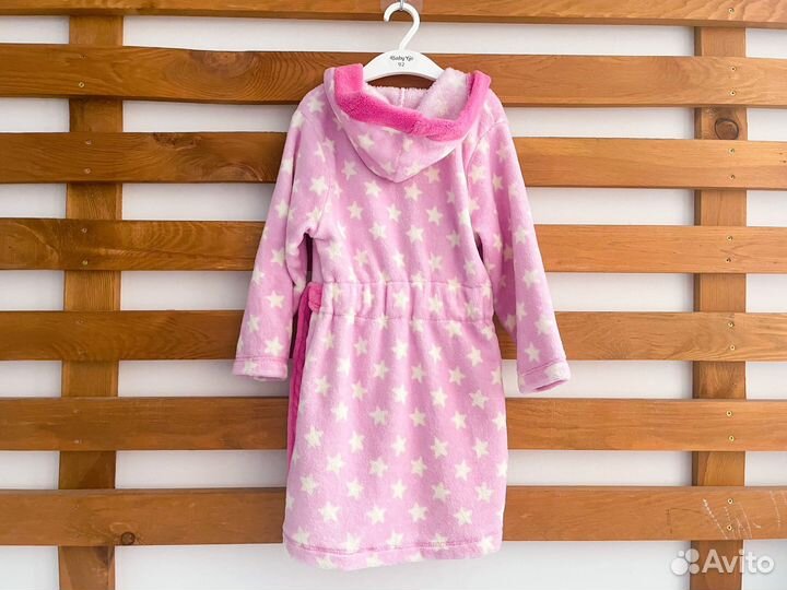 Халат детский махровый для девочки 104-110