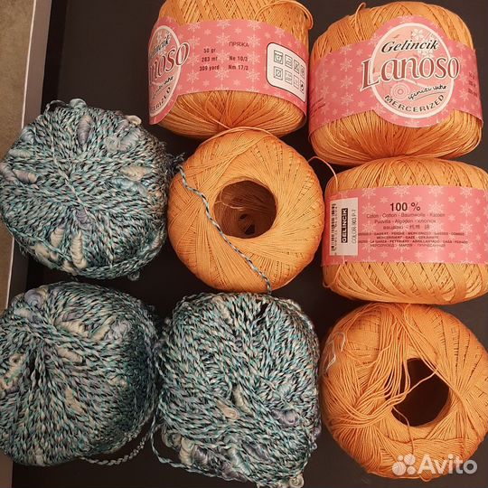 Нитки мерсиризированный хлопок для вязания