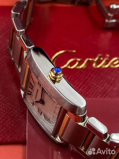 Cartier Tank Française Steel and Gold