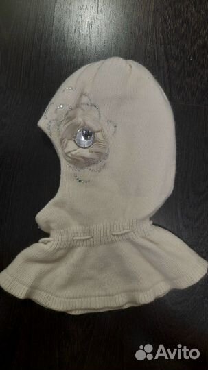 Шапка шлем для девочки