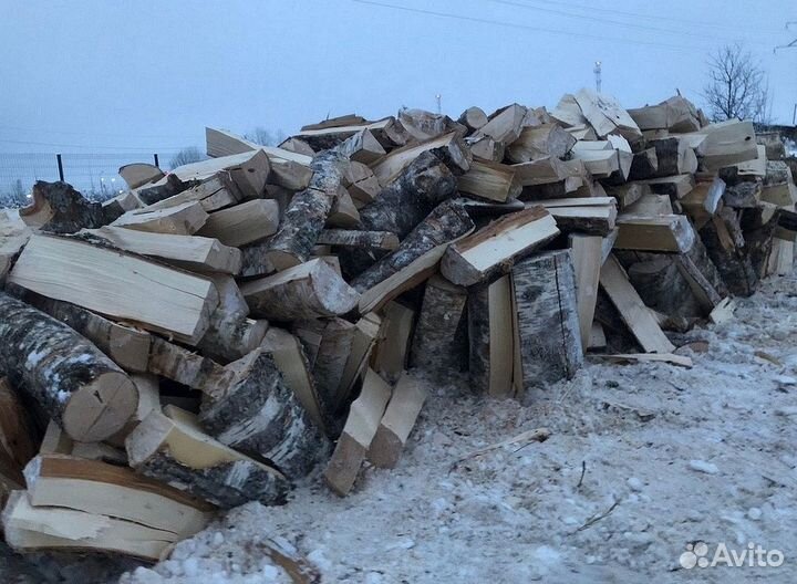 Дрова колотые ольха