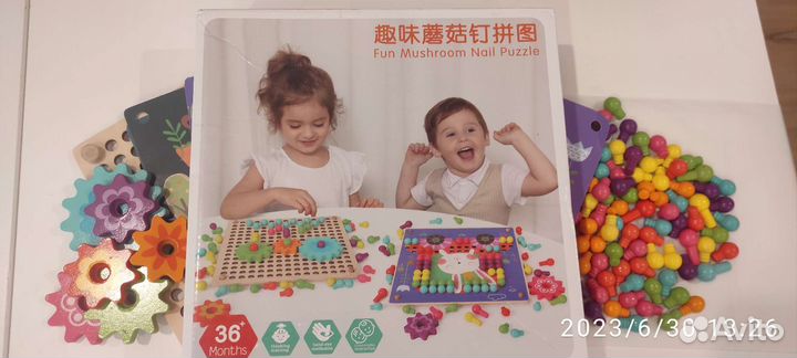 Деревянная мозаика для детей