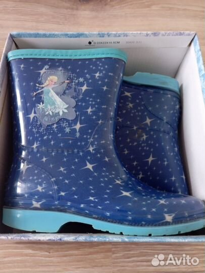 Сапоги резиновые детские 29 размер утеплённые