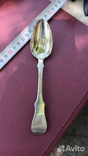 Серебро.Десертная ложка 84 пр 1850 г. 38 гр