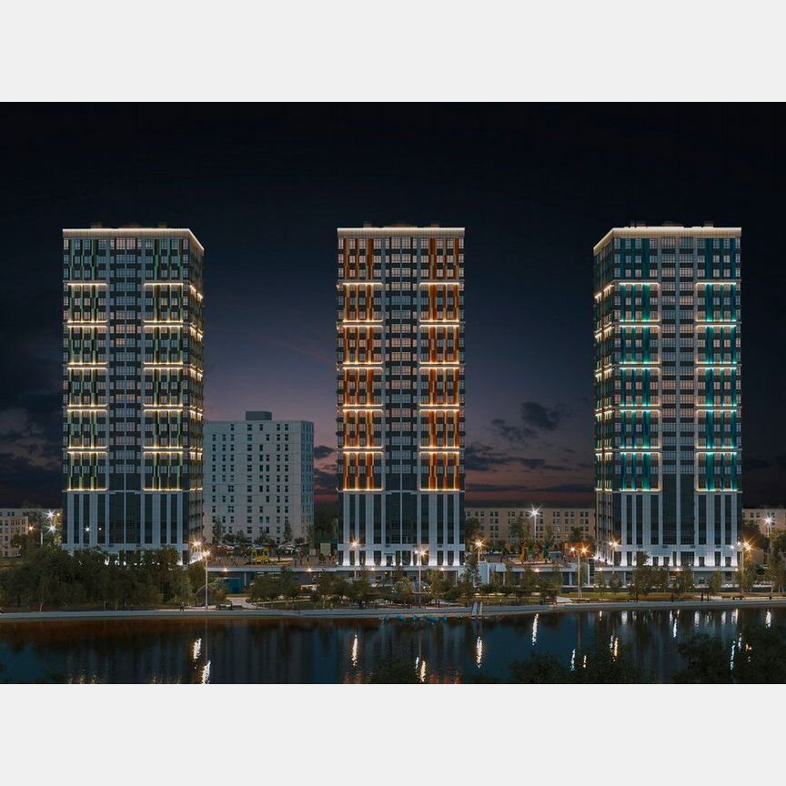 Квартира-студия, 31,1 м², 6/23 эт.