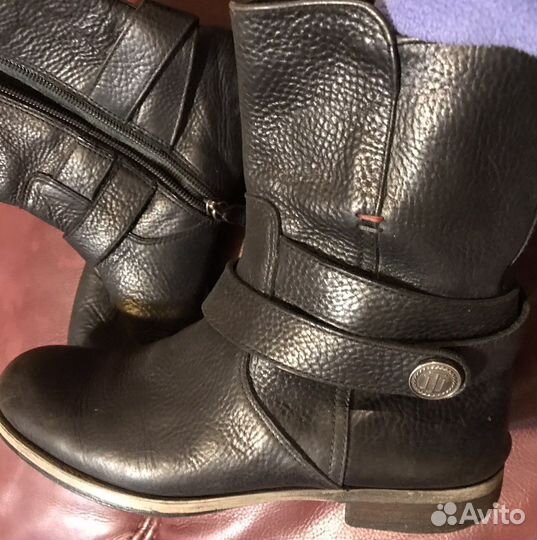 Ботинки женские кожа Tommy Hilfiger 37