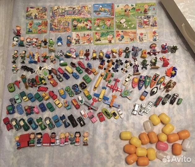 Игрушки Kinder surprise из 90х