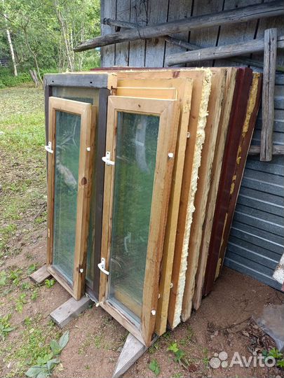 Деревянные оконные рамы бу
