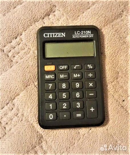 Калькулятор новый, карманный citizen LC - 210 N