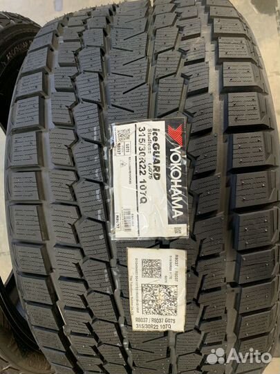 Yokohama Ice Guard SUV G075 285/35 R22 и 315/30 R22 107Q