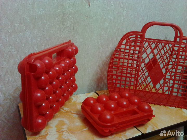 Пластиковый контейнер для яиц, яйценоска СССР