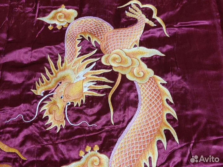 Покрывало атласное, старинное
