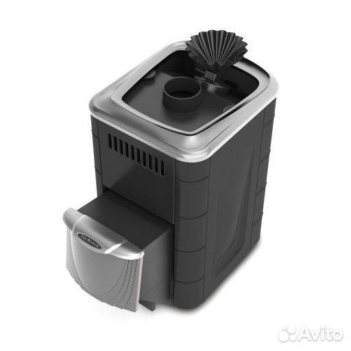 Печь для бани Гейзер Мини 2016. Дымоход