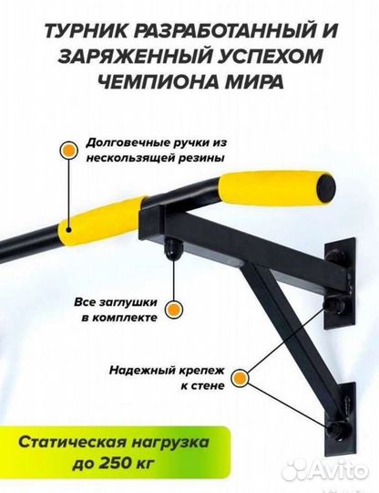 Турник настенный. Absolute Champion