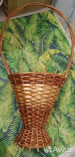 Корзина плетеная большая