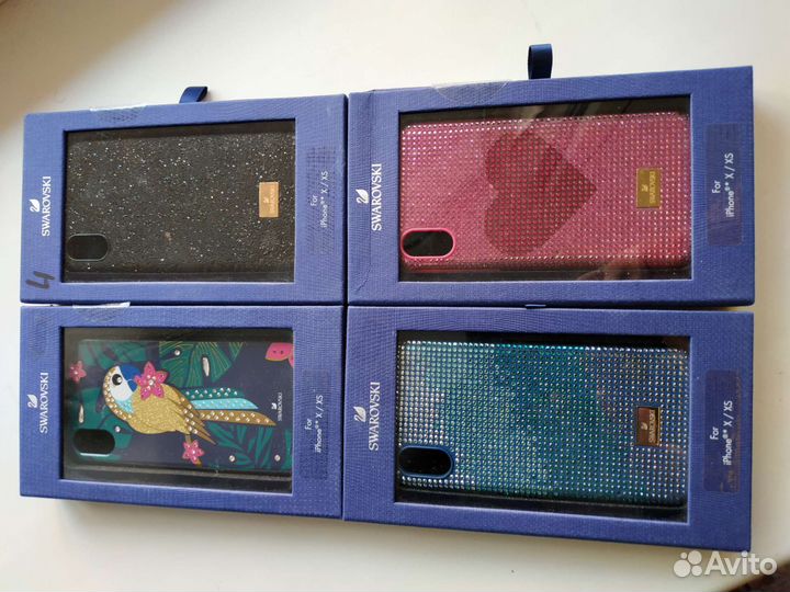 Набор чехлов Сваровски на iPhone X/XS, оригинал