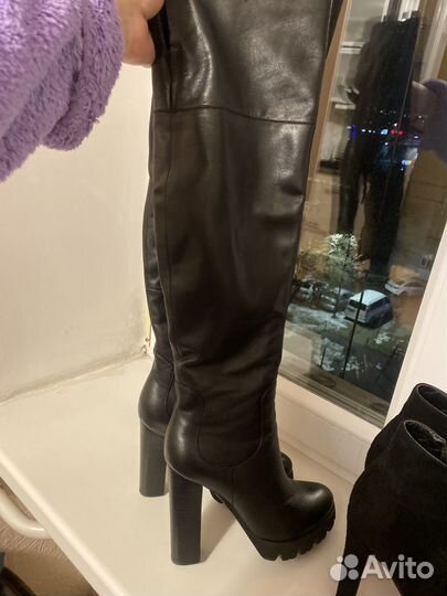 Ботфорты и ботильоны 37 размер пакетом