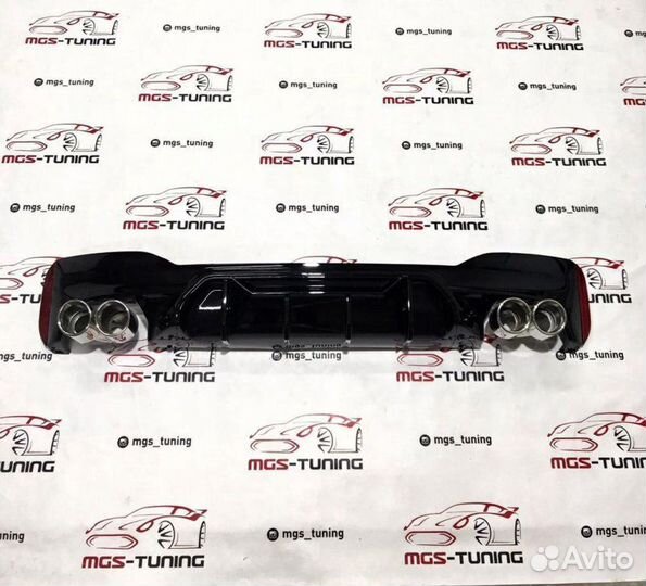 Диффузор M5 - Сompetition + насадки M BMW 5 G30