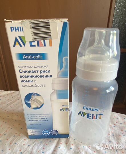 Бутылочки philips avent и chicco