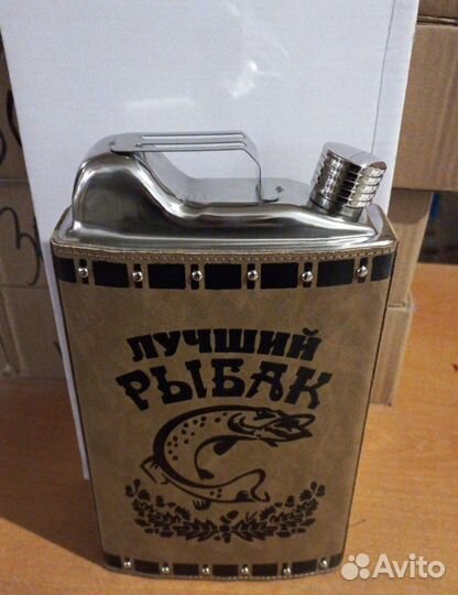 Фляга 78OZ 2,2 литра канистра чехол кожа YH-78А