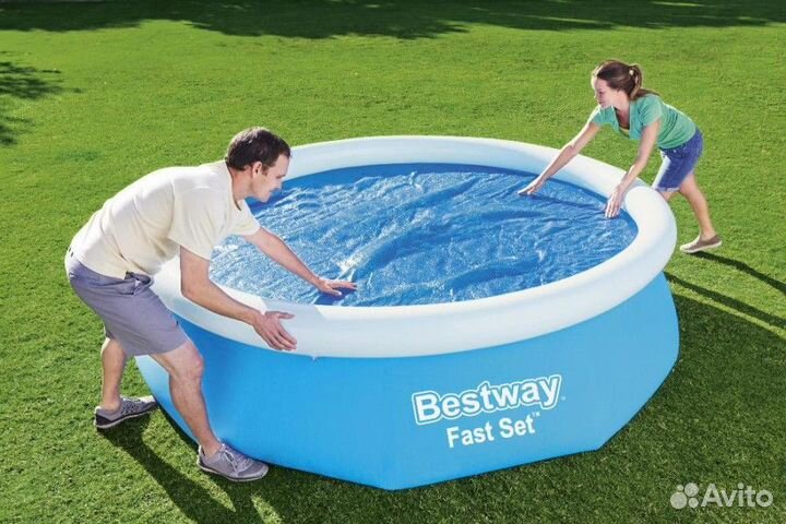 Солнечное покрывало для бассейнов 305 см Bestway