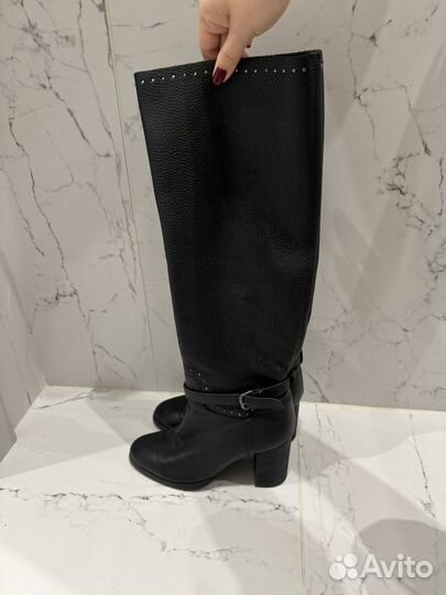 Сапоги женские натуральная кожа 38