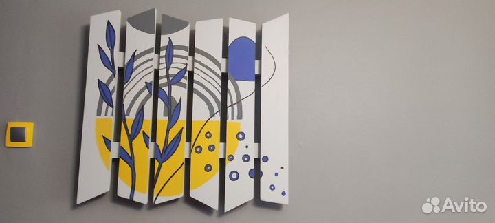 Картина дизайнерская из дерева