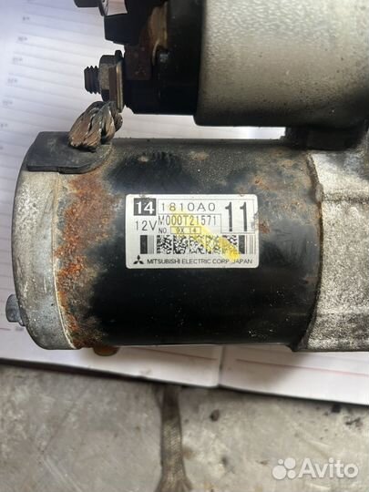 Стартер на mitsubishi lancer 10