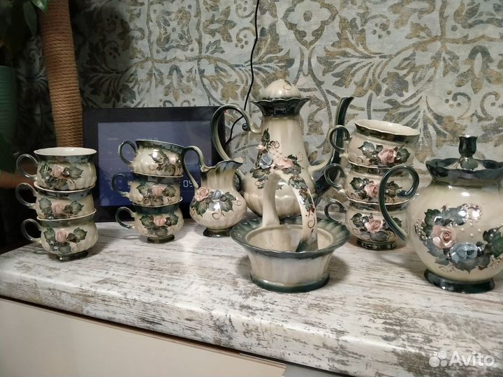 Сервиз декор чайный+кофейный