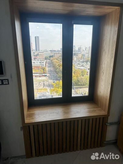 Деревянные подоконники делаем замер и монтаж