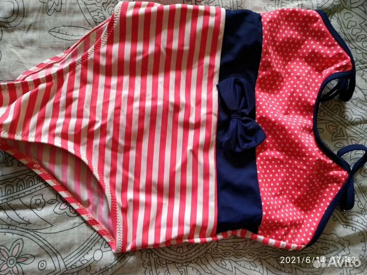 Купальник слитный для девочки