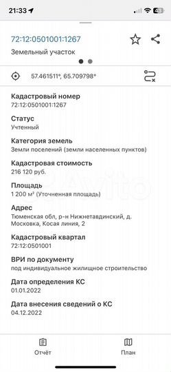 Участок 12 сот. (ИЖС)