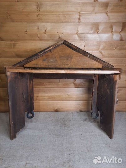 Божница Киот Дервянный Домик Для Икон 19в 2