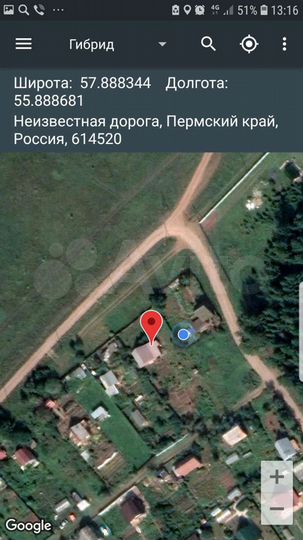 Дом 50 м² на участке 9,3 сот.