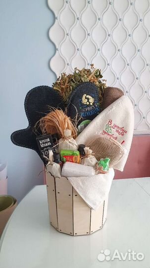 Банный комплект, набор для бани и сауны