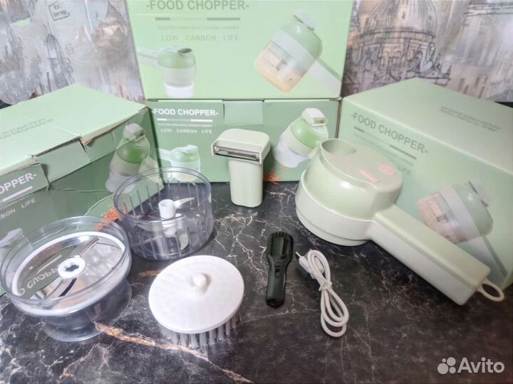 Кухонный комбайн блендер измельчитель терка 65wNEW