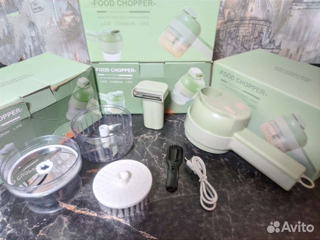 Кухонный комбайн блендер измельчитель терка 65wNEW