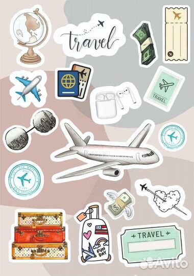 Печать 3D стикеров, наклеек, стикерпаков, бирок