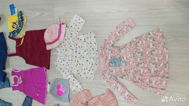 Одежда для девочки 80-110, куртка, джинсы, платья